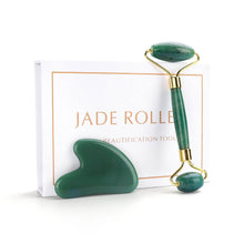 Load image into Gallery viewer, Deinlai jade roller and gua sha
