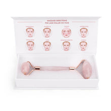 Load image into Gallery viewer, deinlai rose quartz roller package
